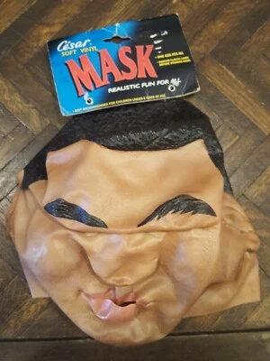 Very RARE Vintage Cesar 1990 Boxer Mike Tyson Latex Boxing Mask  - Image 1 of 4