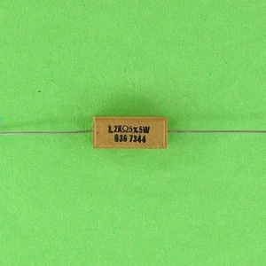 1200 Ohm 5W 5% Wirewound Power Resistor Ceramic Sandstone Cement Axial Lead NEW - Bild 1 von 5