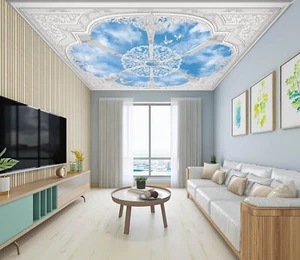 3D Hollow Style G3904 Ceiling WallPaper Murals Wall Print Decal Deco Erin 2023 - Picture 1 of 6