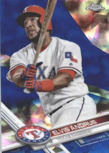 ELVIS ANDRUS 2017 TOPPS CHROME SAPPHIRE EDITION #284 ONLY 250 MADE - Picture 1 of 2