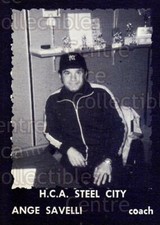 1975-76 HCA Steel City Vacuum #22 Ange Savelli