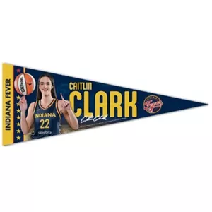 CAITLIN CLARK INDIANA FEVER WNBA PREMIUM QUALITY PENNANT 12"X30" BANNER - Picture 1 of 1