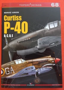 Kagero Topdrawings 7068 68, CURTISS P-40 B, C, D, E & Poster - Picture 1 of 9