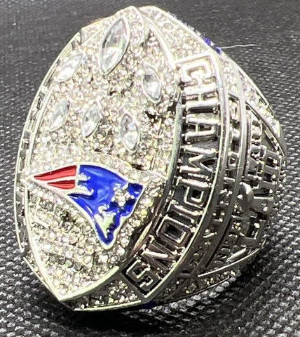 2018 New England Patriots Super Bowl LIII Ring Tom Brady Size 11 Cover