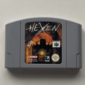 (EUROPE IMPORT) Hexen Nintendo 64 N64 Authentic PAL Format Cleaned Tested Works! - Picture 1 of 8