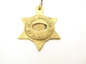 Porte Clés / Key Ring - HOTEL CLAIR COTTAGE - CHISSEAUX 37 - CHAMBRE N° 6 - Picture 1 of 8