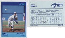1989 Star Knoxville Blue Jays Mike Mills #23