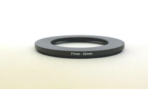 One Brand New 77mm to 52mm  77-52mm Metal Step-down Stepping Ring Filter Adapter - Picture 1 of 9