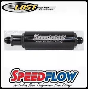 Speedflow -6AN 602 Check Value Series 65 Micron Inline Filter 602-065-61006-BLK - Picture 1 of 2