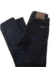 Young Mens Size 25 Black Volcom Slim Straight Leg Jeans