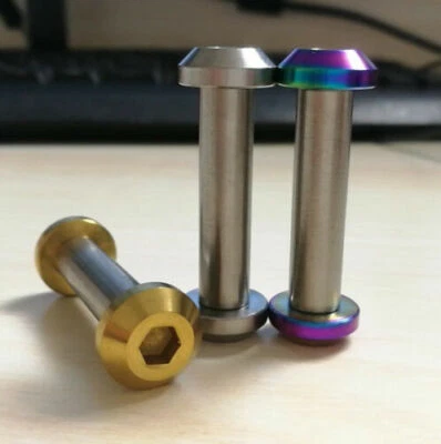 1 juego de sujetadores de titanio amortiguadores traseros tuercas pernos de brida JP8/JXP/FA073 Foto 1 de 4