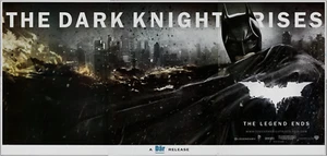 ORIGINAL The Dark Knight Rises BILLBOARD Poster 2012 Batman Movie Christian Bale - Picture 1 of 1