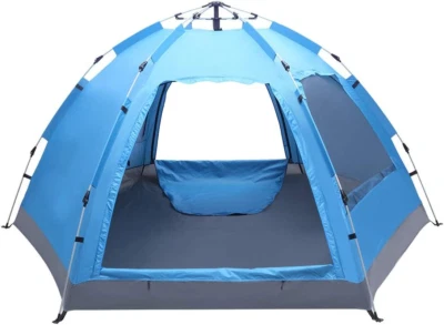 3-4 Person Automatic Family Tent Easy Setup, Instant Pop up Shelter with Carryin - Image 1 of 4