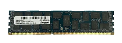 Kingston 8GB (1x8GB) 2Rx4 RAM PC3L-10600R DDR3-1333 ECC Server KP9RN2-HYC - Image 1 of 3