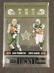 2003 Rookies & Stars Ticket Masters #TM14 Chad Pennington Curtis Martin Jets