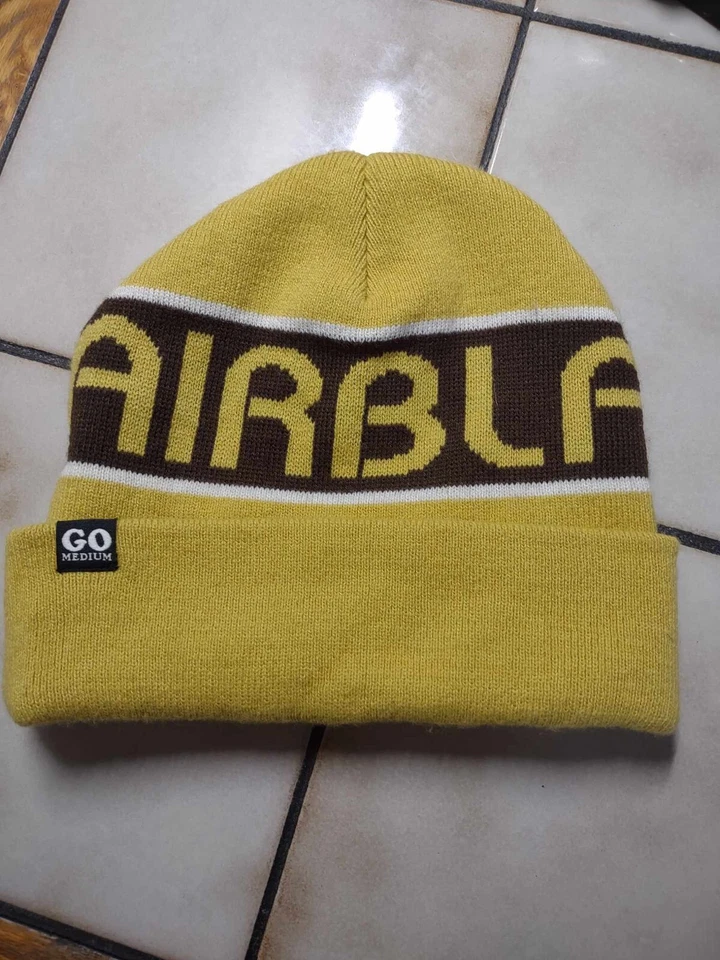 Gorro/sombrero Airblaster Go mediano amarillo/marrón Foto 1 de 2
