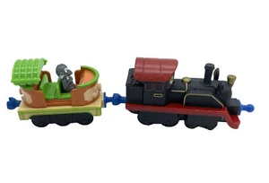 Old Puffer Pete Chuggington Train And Mtambo Safari Car Toy - Picture 1 of 11