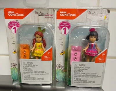 2 Mega Construx Wellie Wishers American Girl ¡NUEVO! 2016 Foto 1 de 4