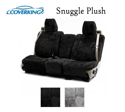 Fundas de asiento personalizadas Coverking acurrucarse felpa primera fila - 2 opciones de color Foto 1 de 4