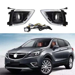 2PC LED Front Bumper Daytime Running Fog Light Wire For Buick Envision 2019-2020 - Picture 1 of 13