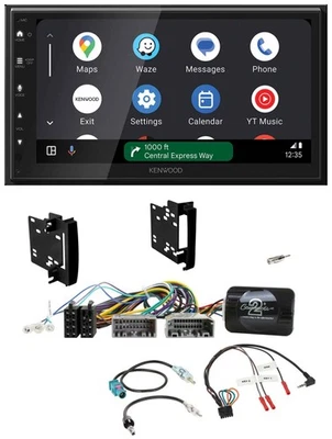Kenwood DAB Bluetooth USB Lenkrad 2DIN Autoradio für Chrysler Dodge Jeep - Bild 1 von 4