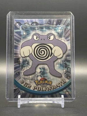Topps Pokemon Poliwrath #62 1999 edición de animación de televisión logotipo verde no holográfico casi nuevo Foto 1 de 2