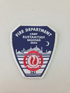 Iraq - Camp Rustamiyah Fire Dept., Baghdad (3.75" x 4.25" size) fire patch - Picture 1 of 5
