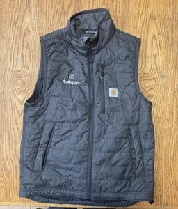 Carhartt Rain Defender Insulated Vest Mens S Gray Relaxed Fit Puffer 0V2286-M - Picture 1 of 5