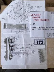 Appleby 4U09 White metal underframe kit for Hornby HAA Merry-go-Round hopper. - Picture 1 of 1