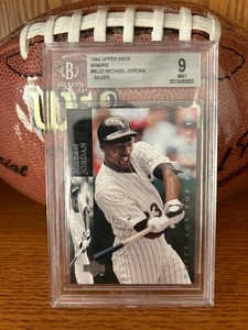 Michael Jordan BGS 9 MINT 1994 Upper Deck Minor League Baseball (Silver) #MJ23 - Picture 1 of 2