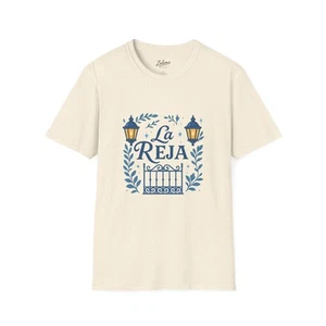 La Reja. Camiseta Unisex suave de colores variados. - Imagen 1 de 13