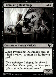 2021 Strixhaven: School of Mages Promising Duskmage Expansion/Common #85 - Picture 1 of 2