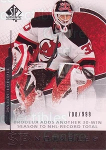 2008-09 Sp Authentic #131 Martin Brodeur - Picture 1 of 1