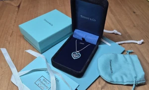 Return to Tiffany Heart Tag Pendant 925 Silver with Gift Packaging - Picture 1 of 6