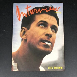 INTERVIEW Magazine Alec Baldwin Julia Child Tommy Tune WARHOL October 1989 - Picture 1 of 12