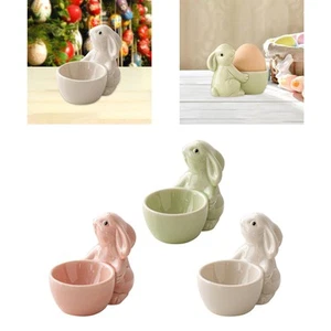 Ceramic Egg Cup Bunny Egg Stand for Soft Boiled Egg - Picture 1 of 21