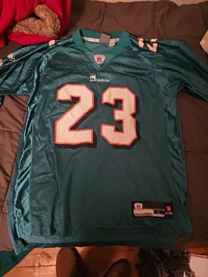 Camiseta de fútbol americano de los Miami Dolphins 23 marrón talla L Foto 1 de 2