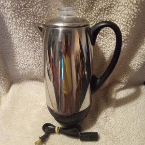 Vintage Farberware Superfast Automatische 12 Tassen Kaffeemaschine Kaffeekanne #142 USA - Bild 1 von 6