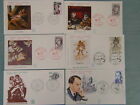 33 FDC ENVELOPPES PREMIER JOUR 1979 ERSTTAG FIRST DAY COVER DIFFERENTES 