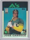 2001 Jose Canseco Topps Chrome 1986 RETROFRACTOR REFRACTOR #17 - Oakland A's
