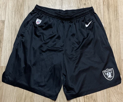 Nike NFL Oakland Raiders Dri-Fit On Field Training Shorts Sz-XL Cover