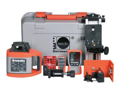 Nedo Rotationslaser Baulaser SIRIUS Komplett Set mit erw Zubehör 1 HV LK 2 *NEU* - Bild 1 von 4
