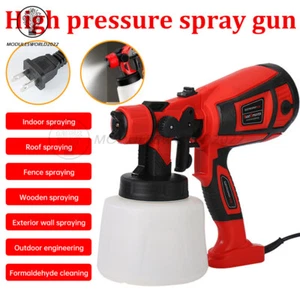 Electric Spray Gun 900ML Paint Sprayer Handheld DIY High Pressure Adjustable US - Picture 1 of 18