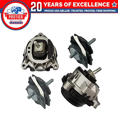 Juego de 4 piezas de montaje de motor y transmisión compatibles para BMW 428i/428i Gran Coupé/ Foto 1 de 4