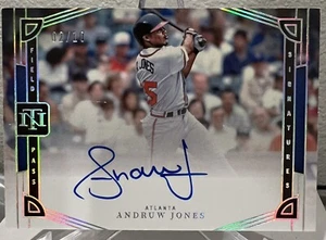 2023 National Treasures Field Pass Signatures Gold Andruw Jones 02/10 BRAVES - Bild 1 von 3