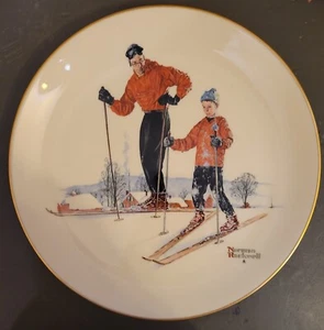 Norman Rockwell Plate - Gorham Four Seasons 1980 Series plate Dads Boy - Picture 1 of 2