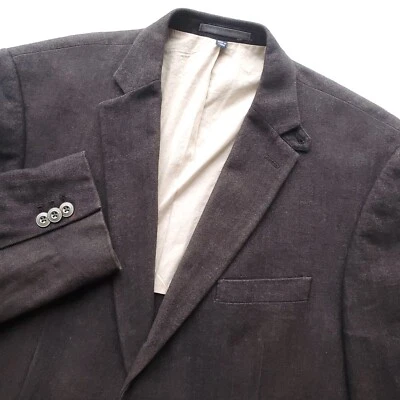 Abrigo Nautica Gear 44R Marrón Espiga Algodón Blazer Chaqueta Deportiva Ventilada Foto 1 de 4