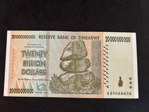 25 Billion Zimbabwe 2008 With Special #AB0066606 - Picture 1 of 2