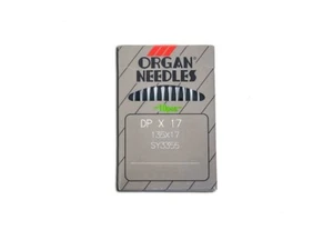 10 agujas de órgano 135x17 DPX17 para máquinas de coser industriales para caminar Consew - Imagen 1 de 1