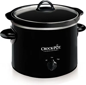 Crock-Pot 2-Quart Black Manual Slow Cooker - Picture 1 of 3